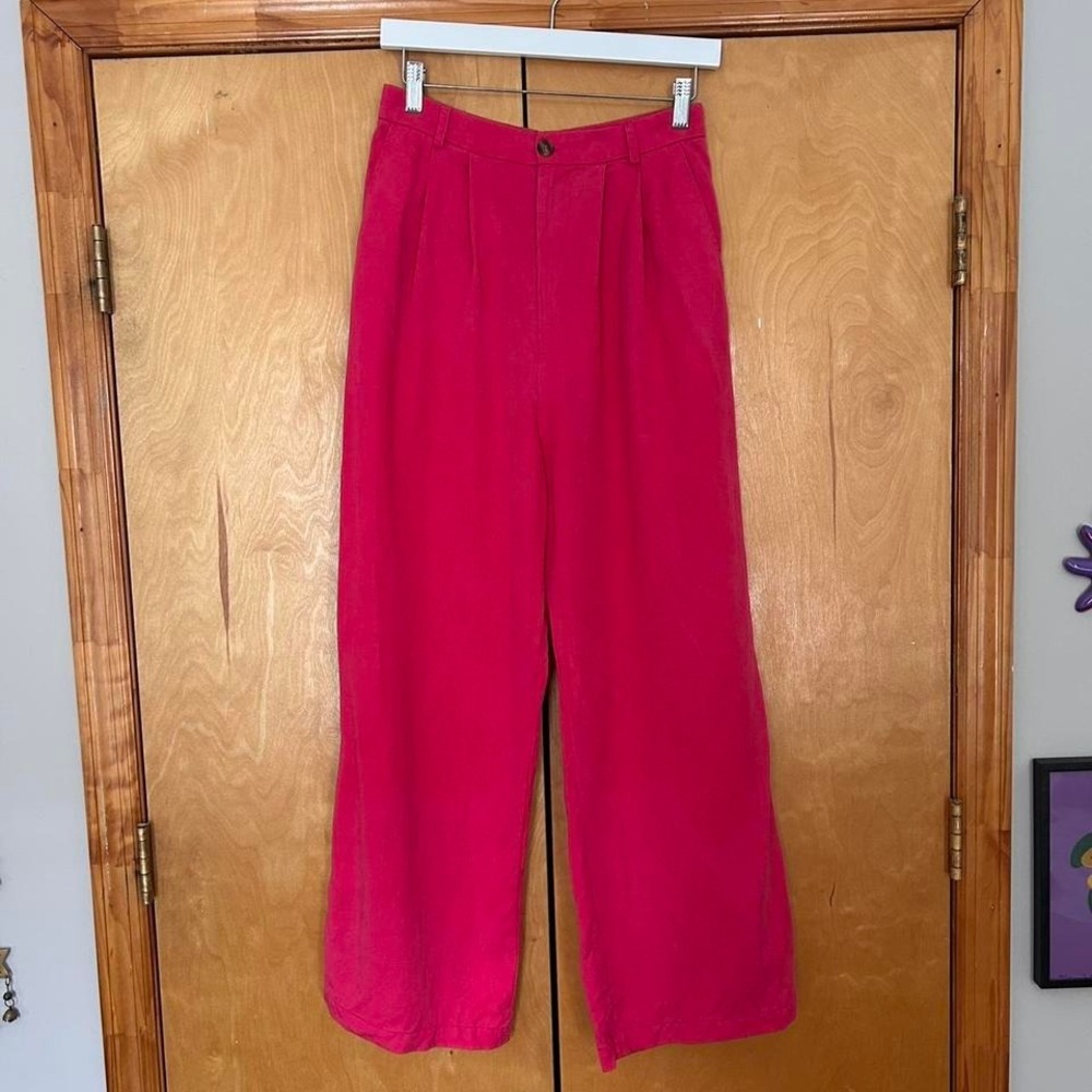 Reformation Pink Trousers